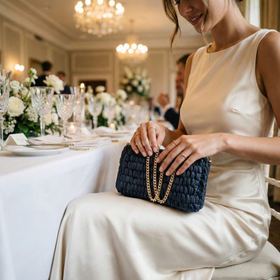 Handmade Chunky T-Shirt Yarn Crochet Clutch with Gold Chain Strap - Minimalist Shoulder Purse Handmade Chunky T-Shirt Yarn Crochet Clutch with Gold Chain Strap - Minimalist Shoulder Purse