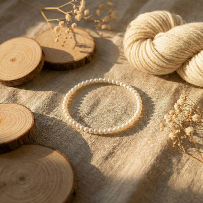 Dainty Freshwater Seed Pearl Bracelet | Minimalist Stacking Jewellery